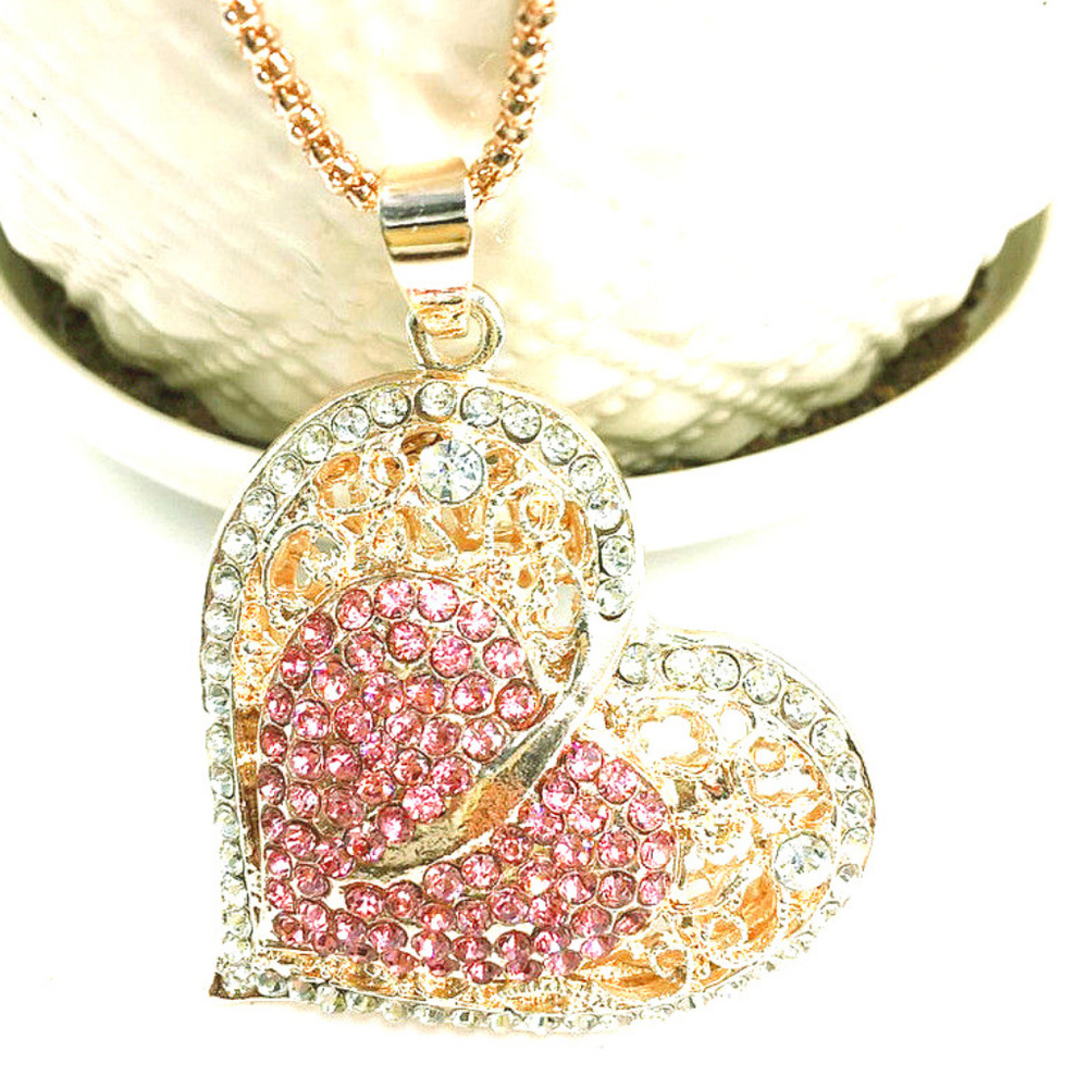 Pink Heart Pendant
